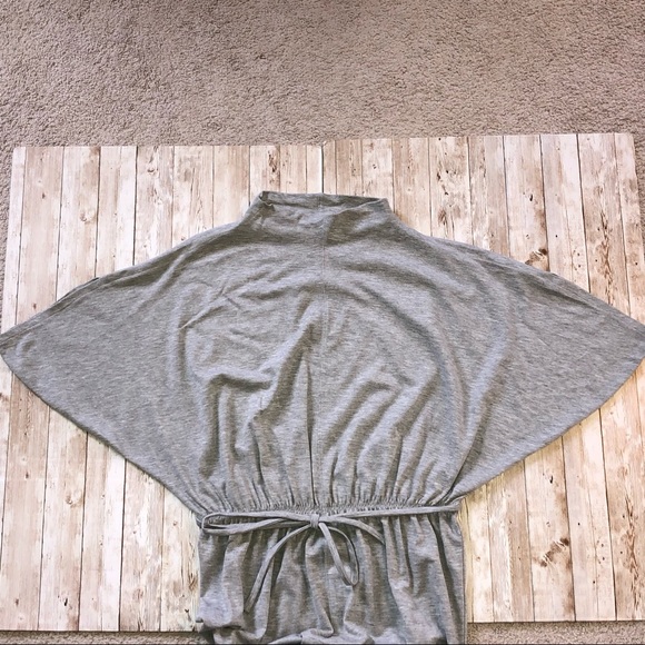 “Prologue" brand, knit batwing midi-dress w/elastic belted waist & mock neck - Picture 15 of 15